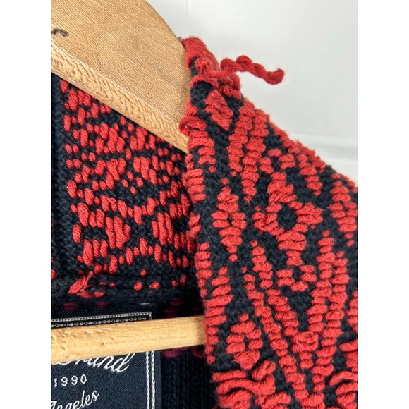 Lucky Brand Red & Black Cardigan - Picture 4 of 8
